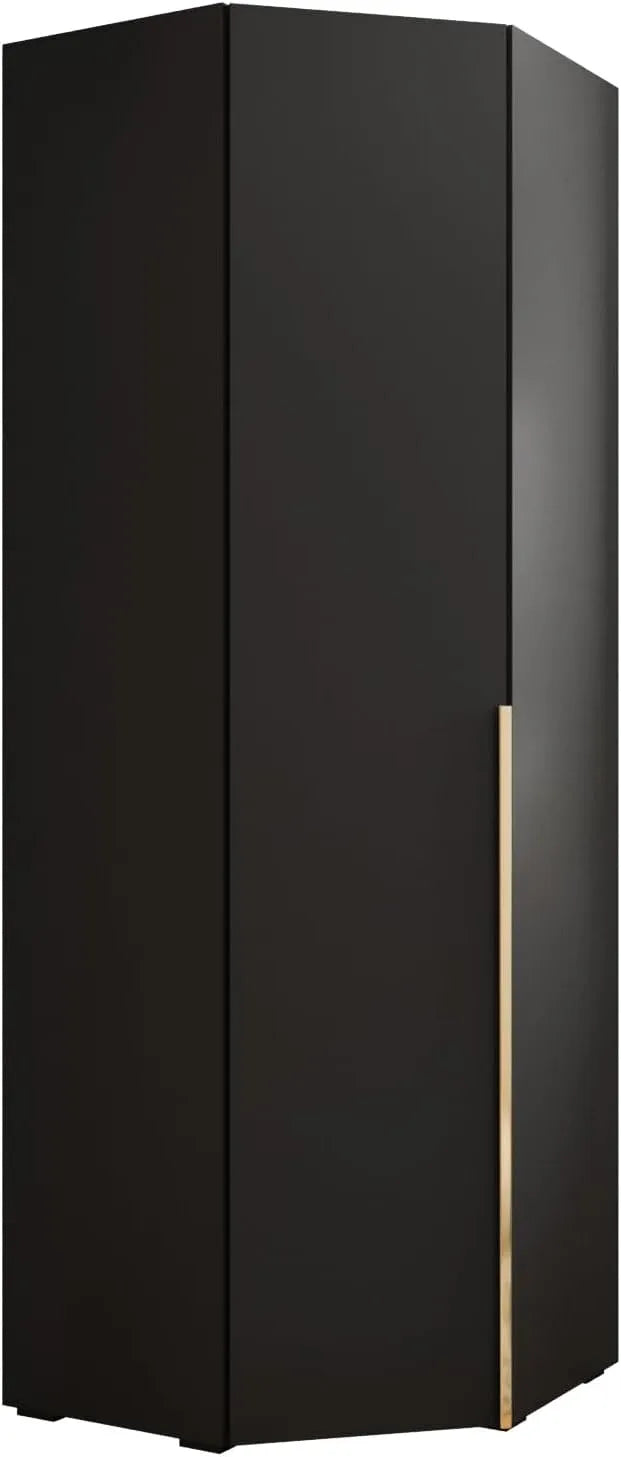Armadio: con ripiani, con armadio, 236, 7 × 81, 7 × 47cm, nero