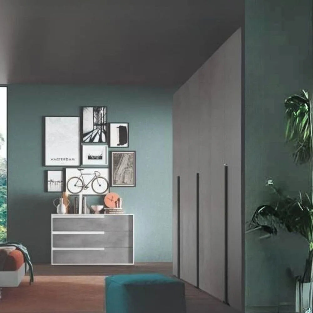 Armadio — Coco, 6 ante, nero