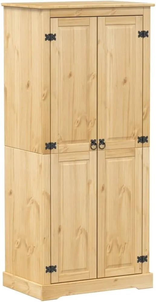 Armadio – in legno, 76 × 50 × 170 cm, in legno massello