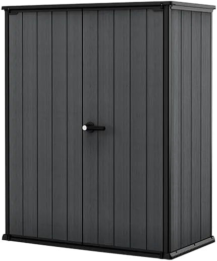 Keter Porta Attrezzi da Esterno Cortina Alto — 140 × 73, 6 × 170, 1400 L, grigio