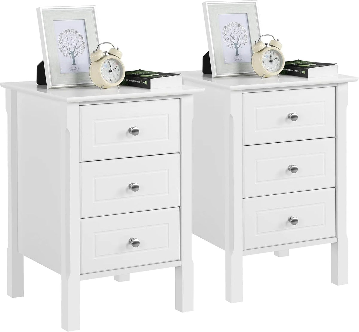 Divano — con cassetti, 3 Cassetti, 40 × 40 × 60 cm, bianco