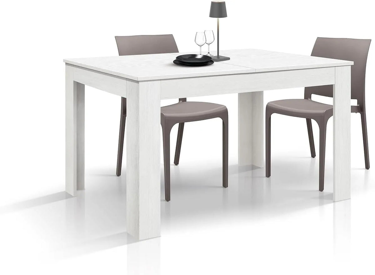 DESIGN Tavolo Allungabile Gaia — id_1973, 140 × 90 cm, bianco