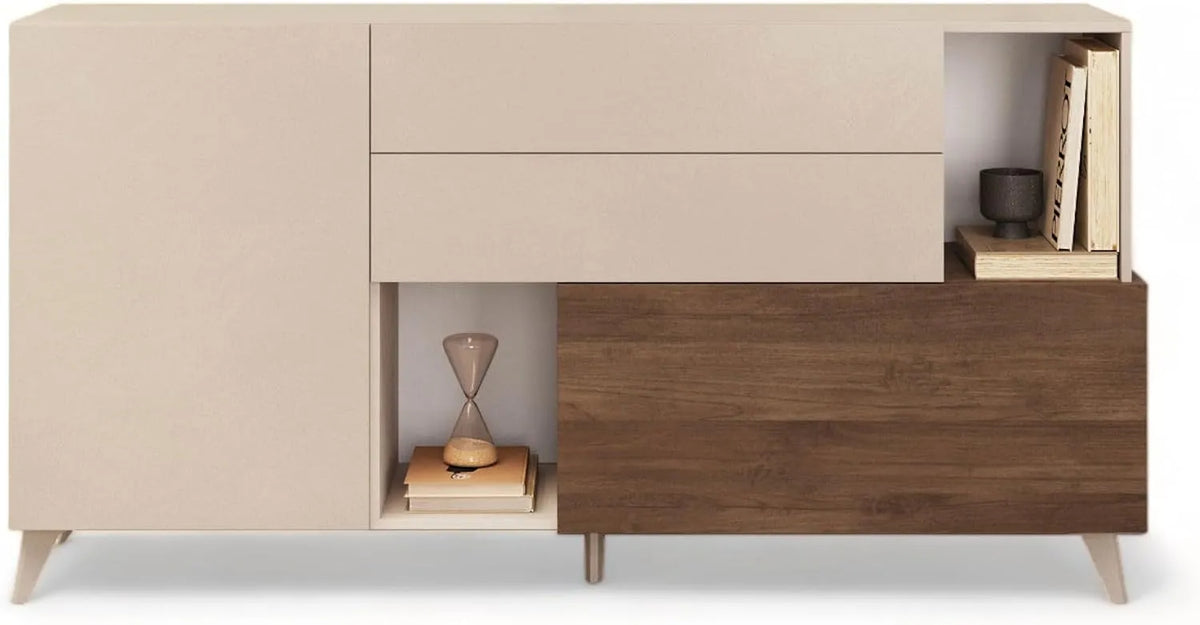 Web Convenienza Madia con Ante e Cassetti Made in Italy — con contenitore, con cassetti, 180cm