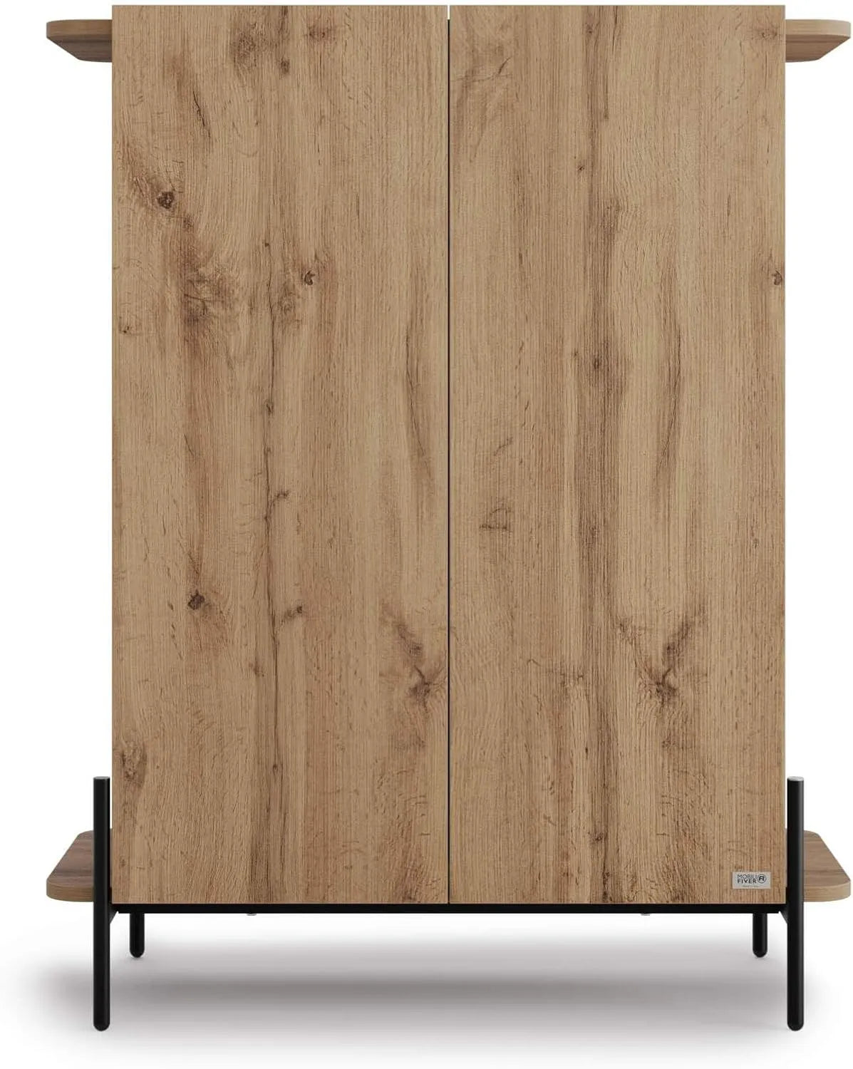 Mobili Fiver Credenza e mobile contenitore Alta Olivia con 2 Ante 97x40 — 97 × 40, 3 × 120 cm