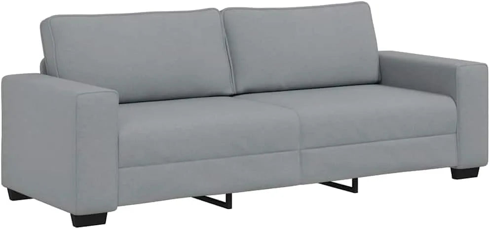 Divano – rivestimento in tessuto, 3 Posti, 180 cm, grigio