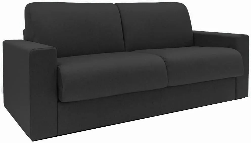 Divano letto e divano trasformabile – rivestimento in tessuto, con braccioli, 14cm, antracite