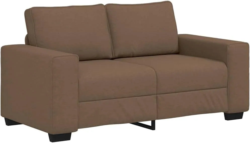 Divano — rivestimento in tessuto, 2 Posti, 160 × 77 × 82 cm, marrone