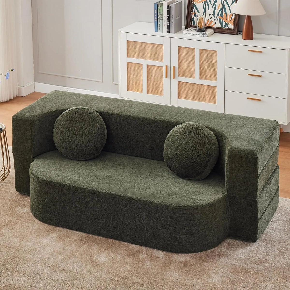 Divano letto e divano trasformabile — modulare, pieghevole, 180 × 90 × 60cm