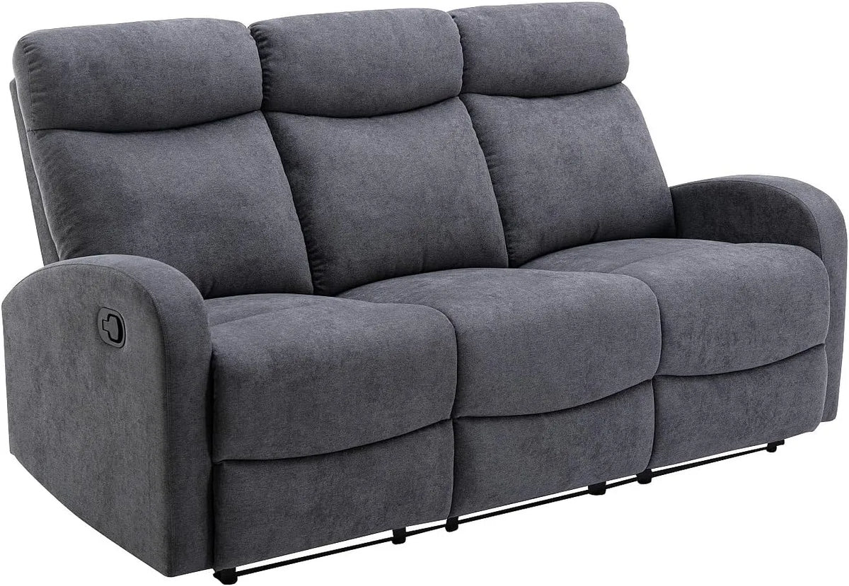 Divano — 3 posti, grigio