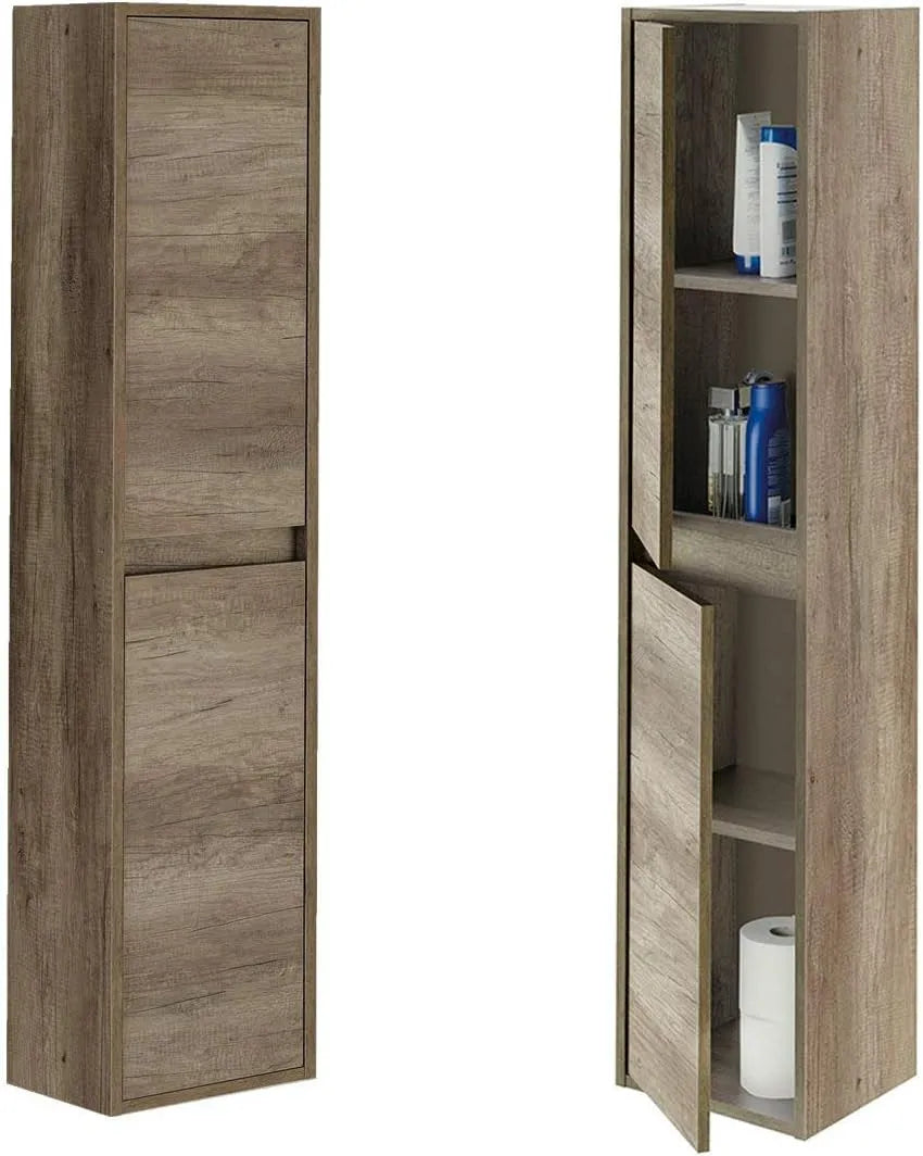 MarinelliGroup Colonna sospesa arredo bagno 30 X 26 X 140 – 2 ante, 30 × 26 × 140 cm