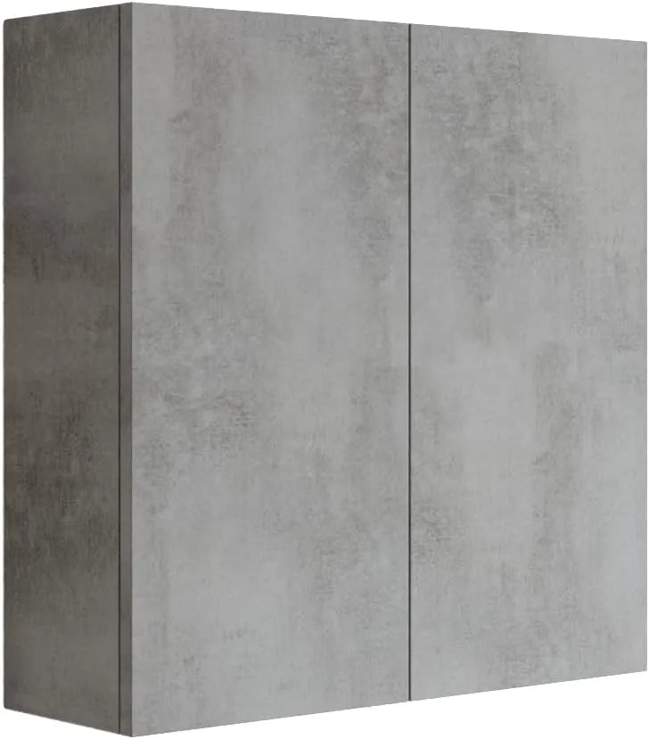 MaMa Store Pensile Doppio 2 Ante e Sistema di Apertura — in legno, 71 Cm, grigio