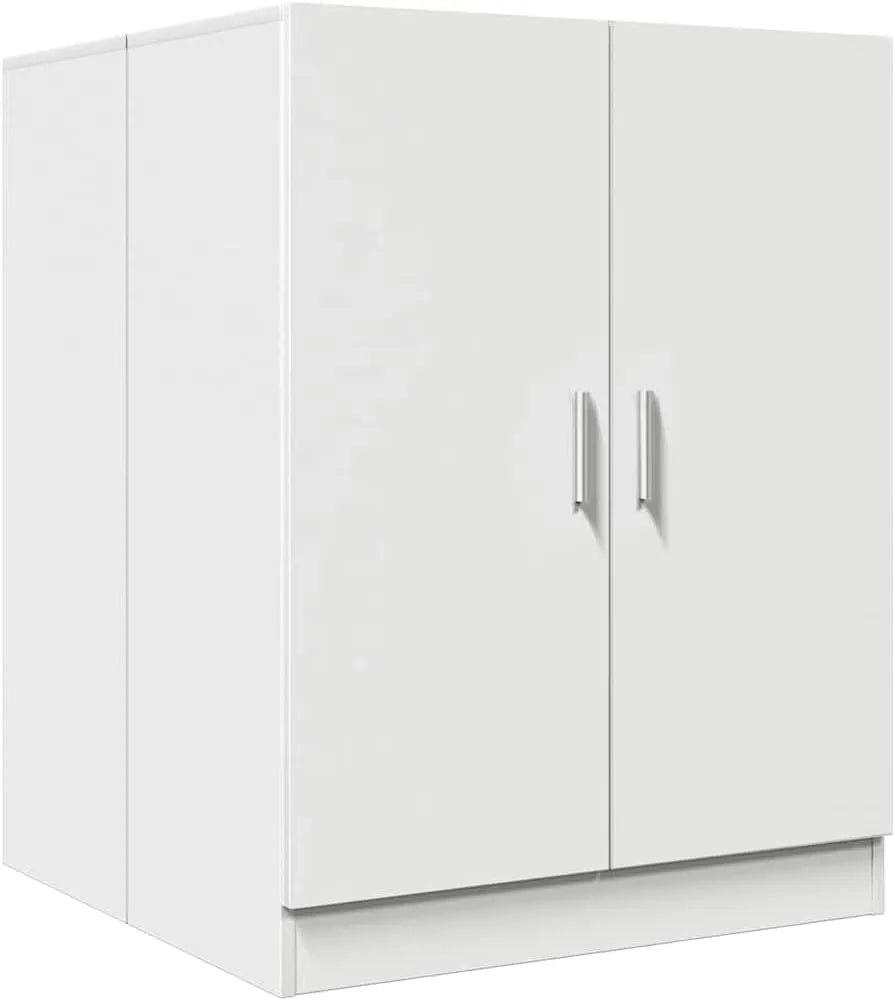 White Washing Machine Cabinet — 71 × 71.5 × 91.5 cm, bianco