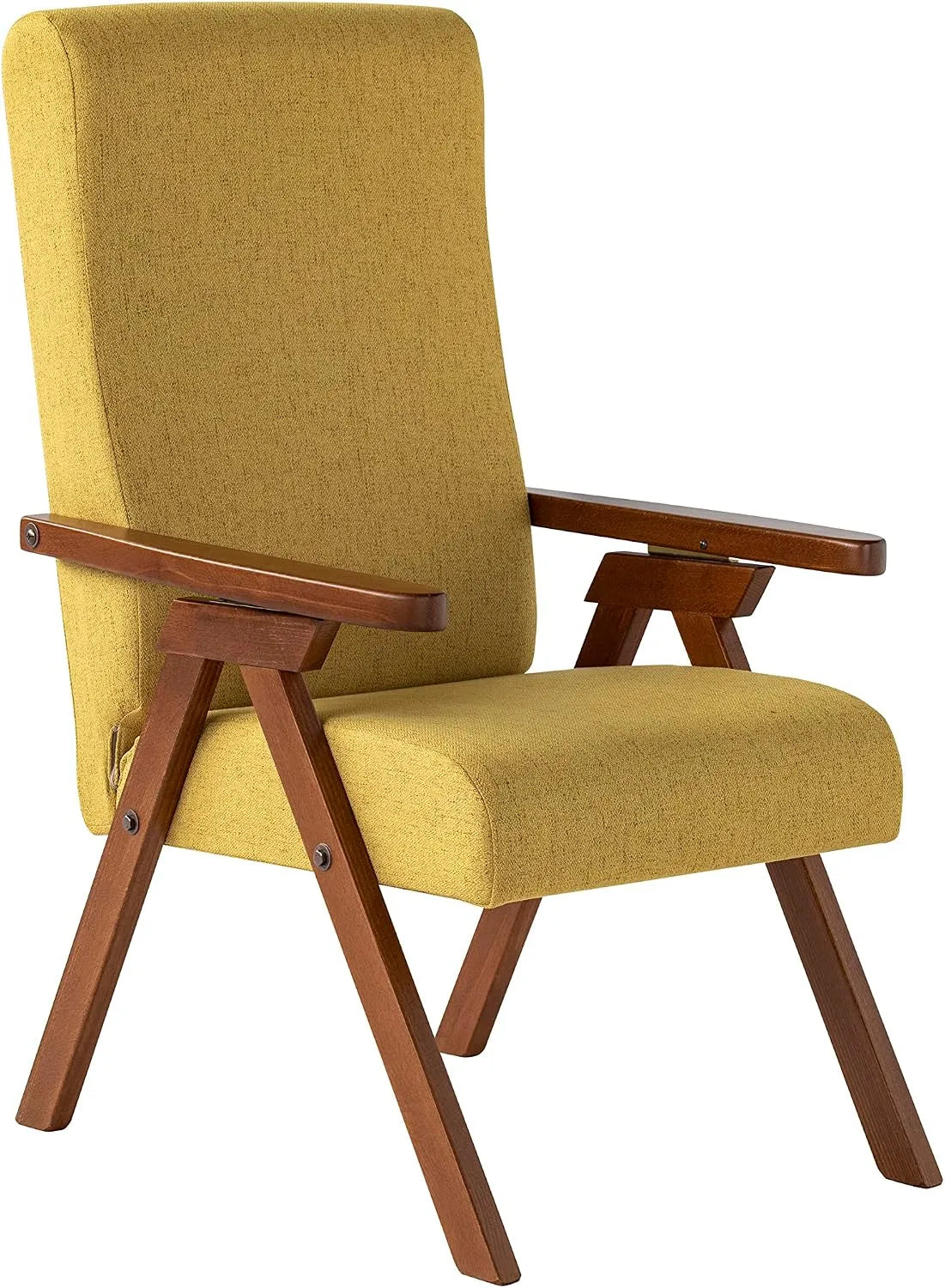 Poltrona e sedia imbottita legno FIAMMETTA ESSEGI SRL Relax reclinabile tessuto Giallo Sfoderabile: rivestimento in tessuto, in legno