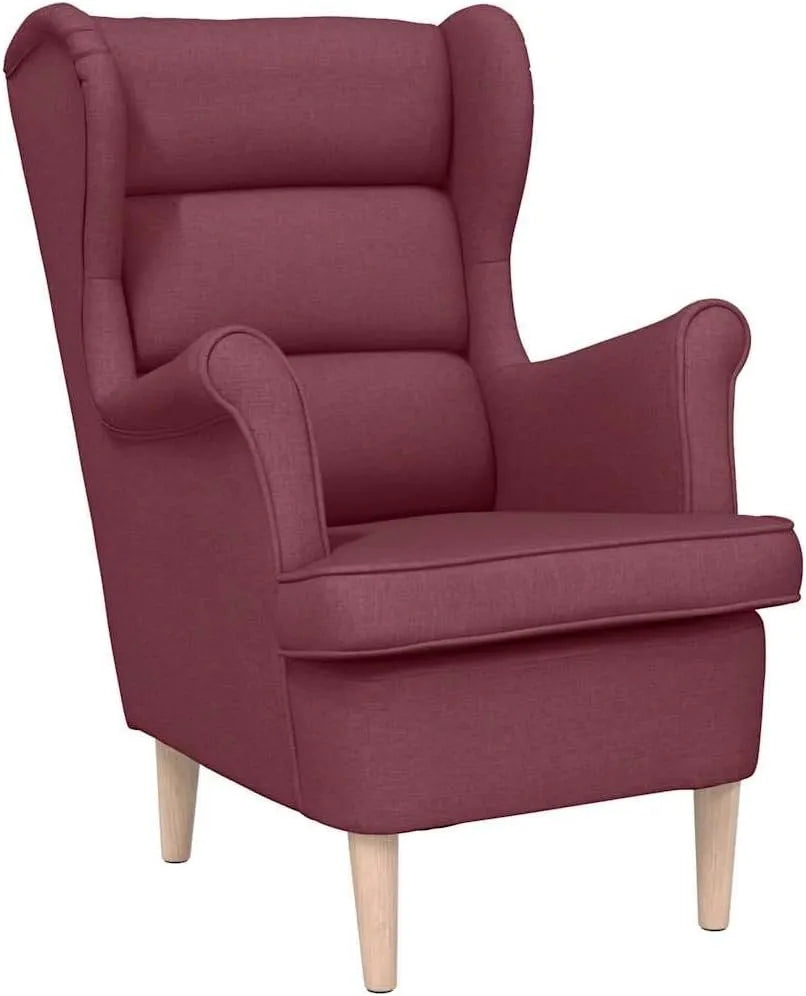 Poltrona relax e poltrona reclinabile – rivestimento in tessuto, 74 × 84 × 100 cm, rosso