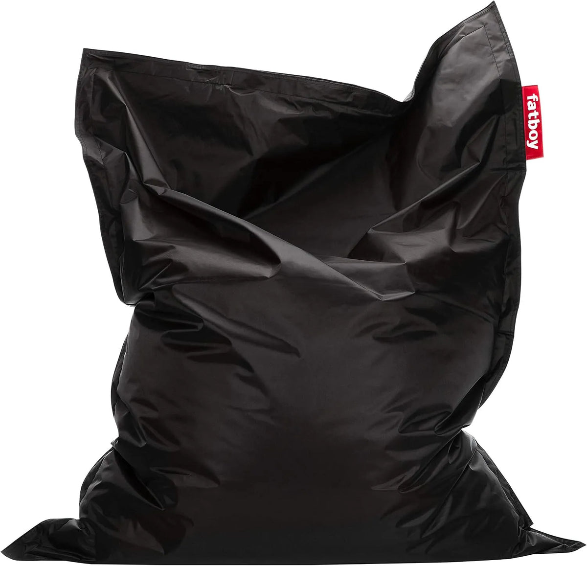 Fatboy Original Poltrona e sedia imbottita a Sacco Gigante da interne nero 180 – 180 × 140 cm