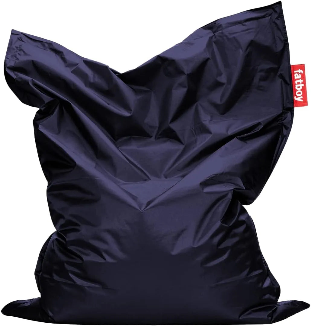 Fatboy Original Poltrona e sedia imbottita a Sacco Gigante da interne blu 180 – 180 × 140 cm