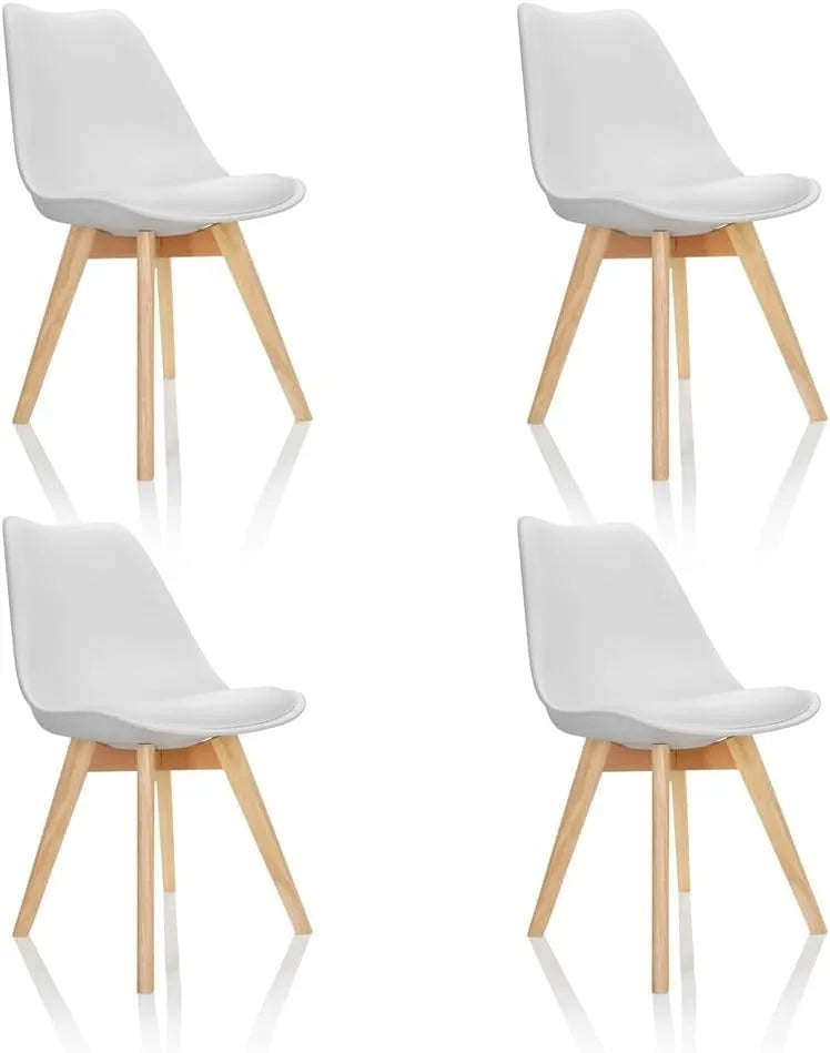 Sedia — SCANDI, in legno, bianco