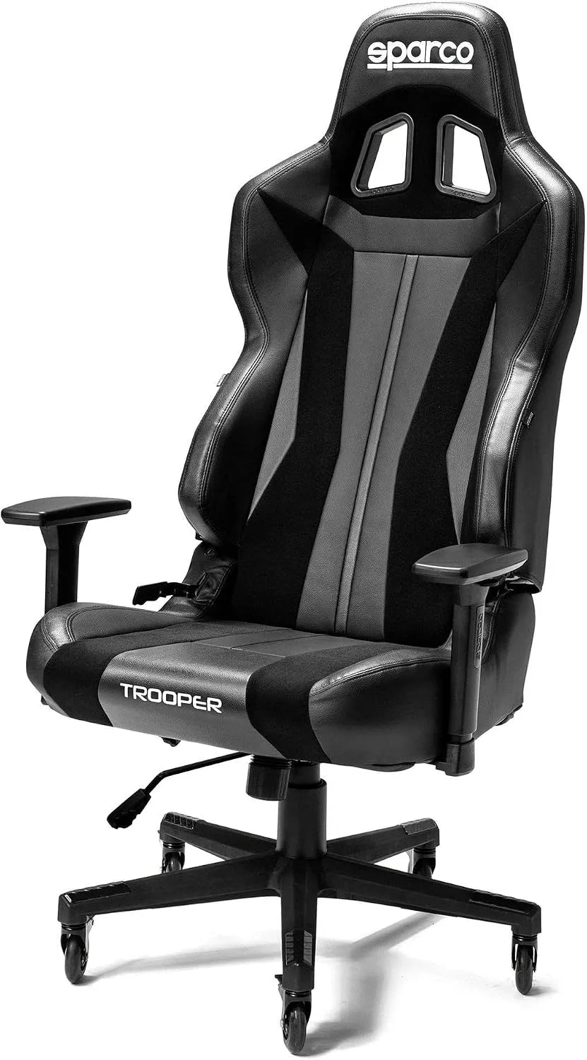 Sedia: PRO, per gaming, regolabile, con ruote, nero