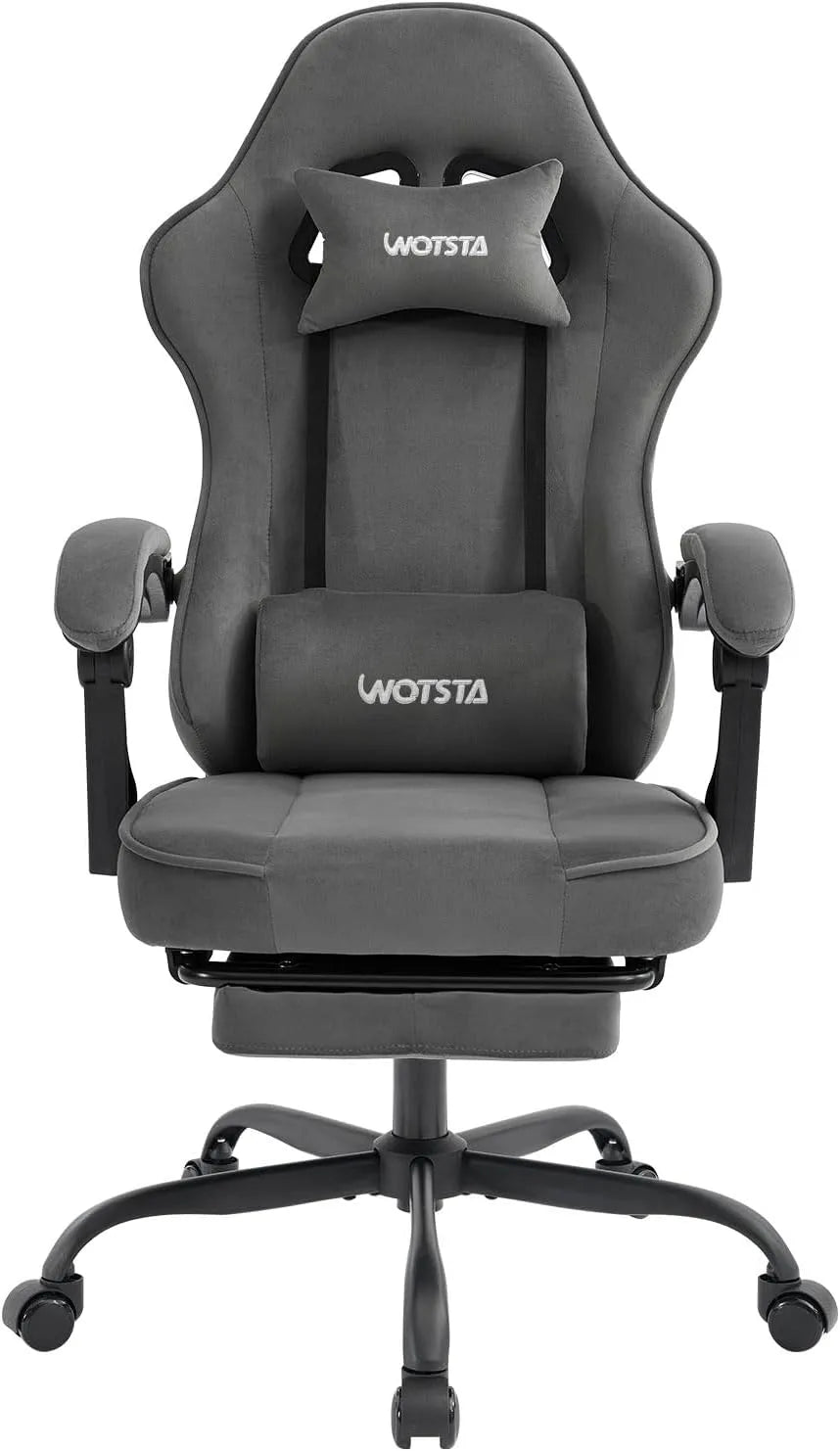 Sedia — rivestimento in tessuto, regolabile, uso domestico, grigio, altezza regolabile