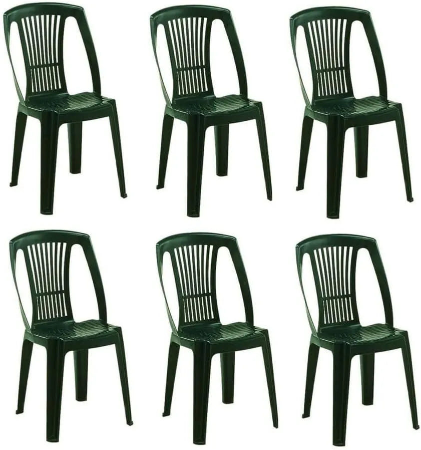 Sedia: con braccioli, verde