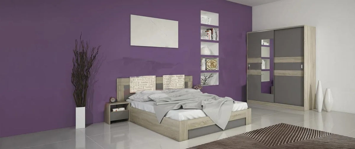 Armadio — CDLI7024, con contenitore, 2 Ante, grigio