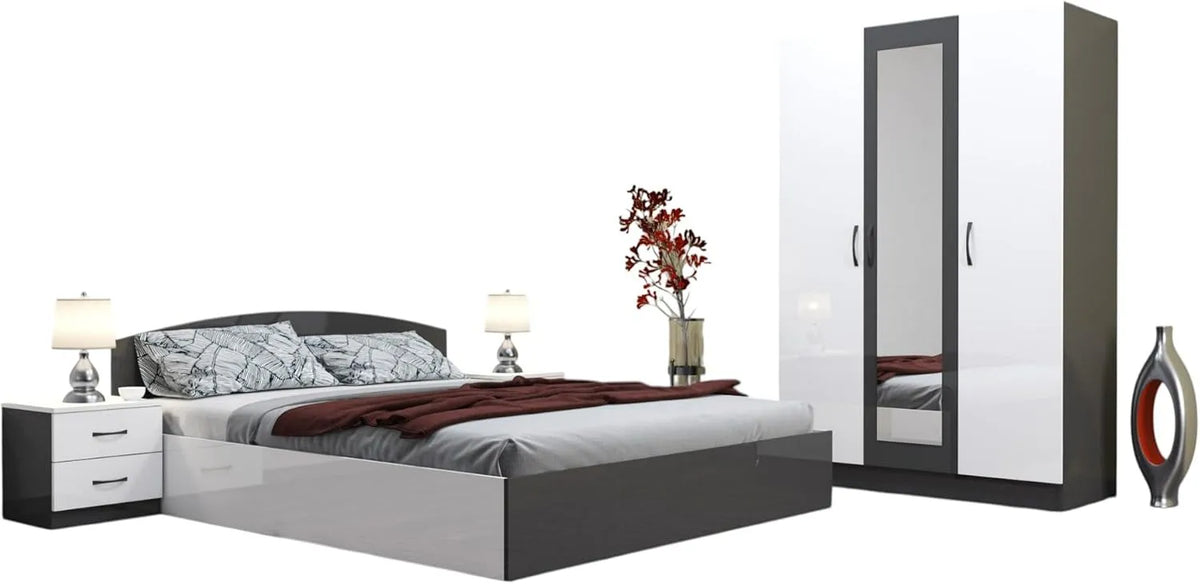 Armadio — CMG39, con contenitore, 160 × 200cm, antracite