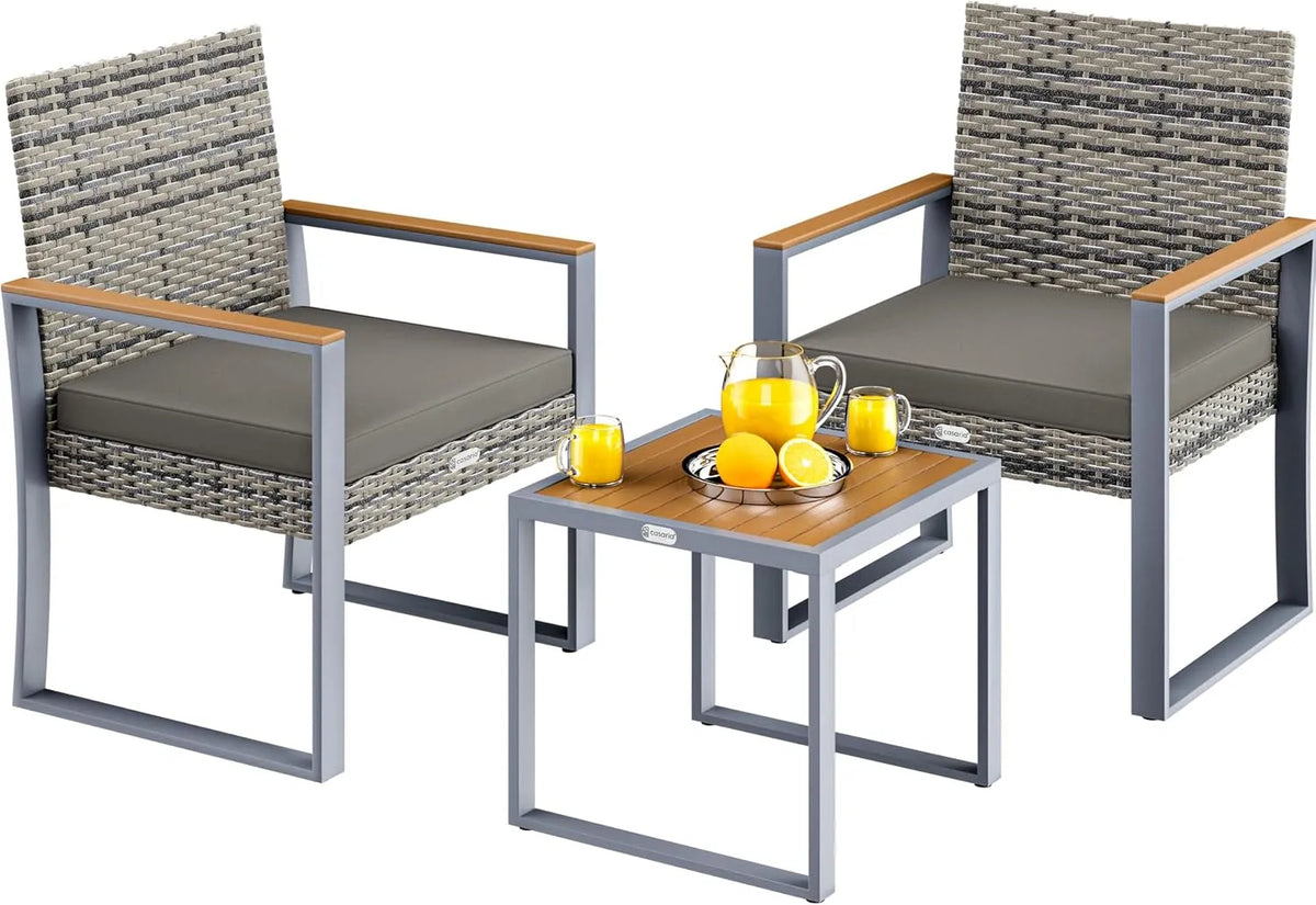Set di mobili da giardino e salotto outdoor: con cuscini, in polyrattan, 160kg