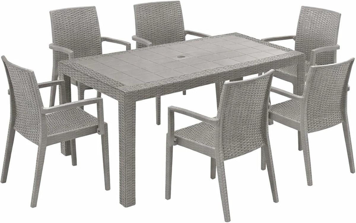 COLLECTION: Dafne, con braccioli, in polyrattan, HOUSE ARE064