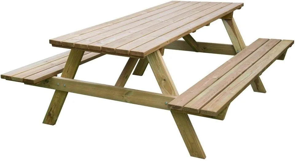 tavolo da pic nic in legno cm 180x120x70h