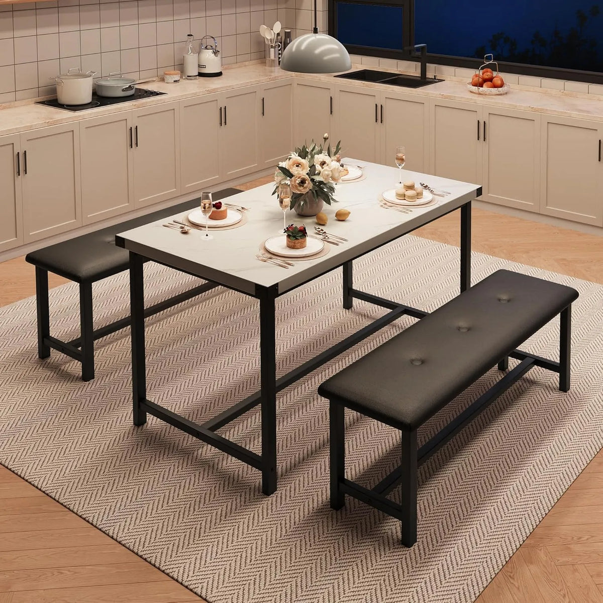Tavolo da pranzo e tavolo per sala da pranzo