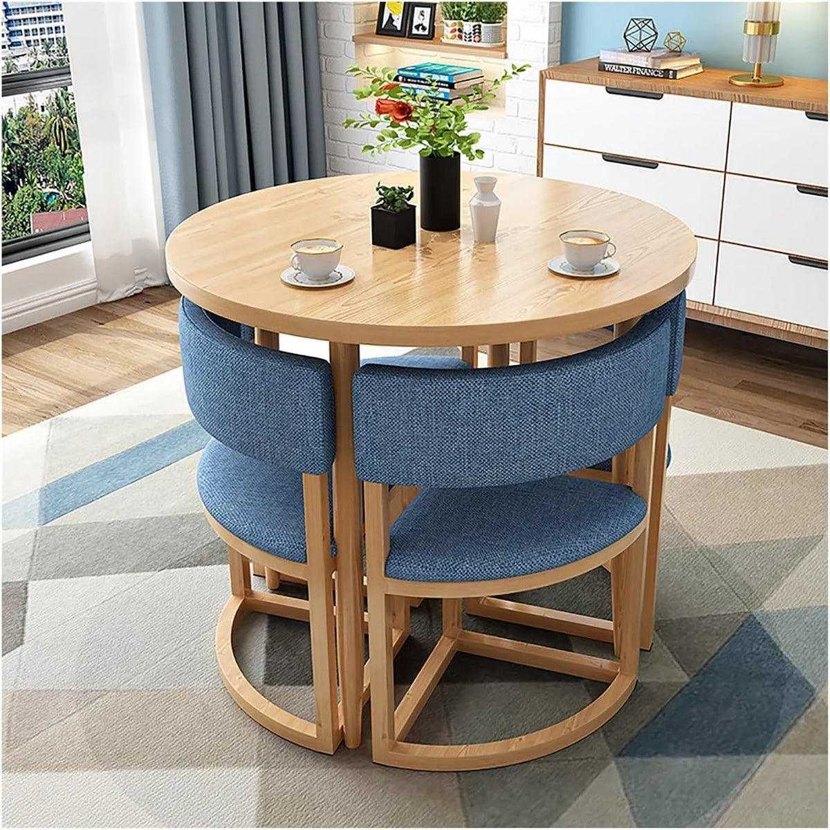 Tavolo da pranzo e tavolo per sala da pranzo – blu