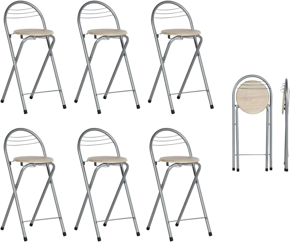 Computer portatile — in legno, pieghevole, design portatile, 61 cm, argento