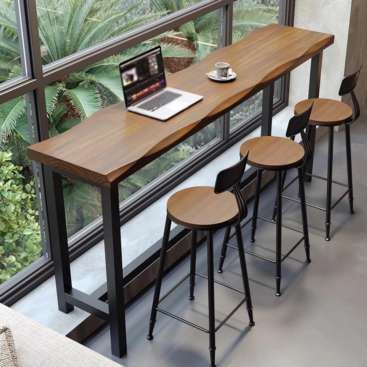 Tavolo da pranzo e tavolo per sala da pranzo – in legno, 200cm, in legno massello