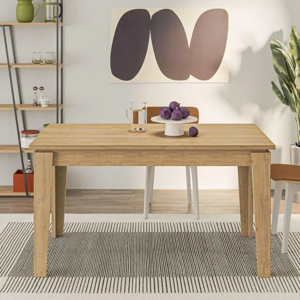 Tavolo Tolmen Allungabile Color Rovere: 140 × 80cm, 50cm, 190cm