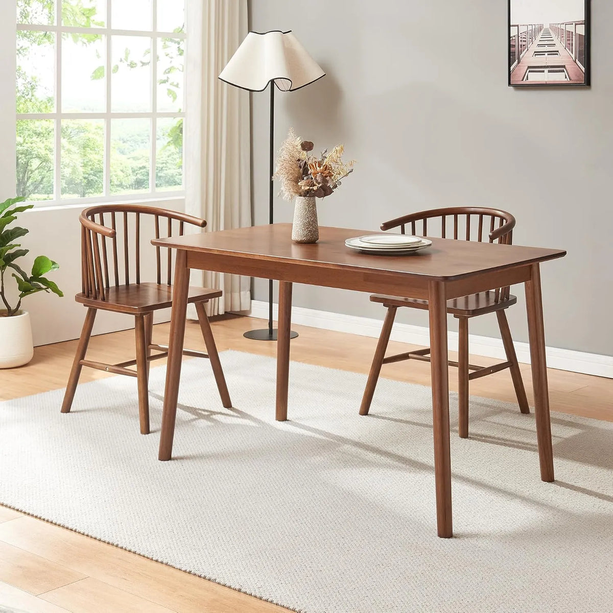 Tavolo da pranzo e tavolo per sala da pranzo — in legno, 120 × 70 cm