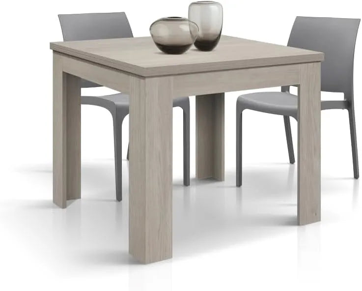 DESIGN tavolo Allungabile Sabine: id_1903, 90 × 90 cm