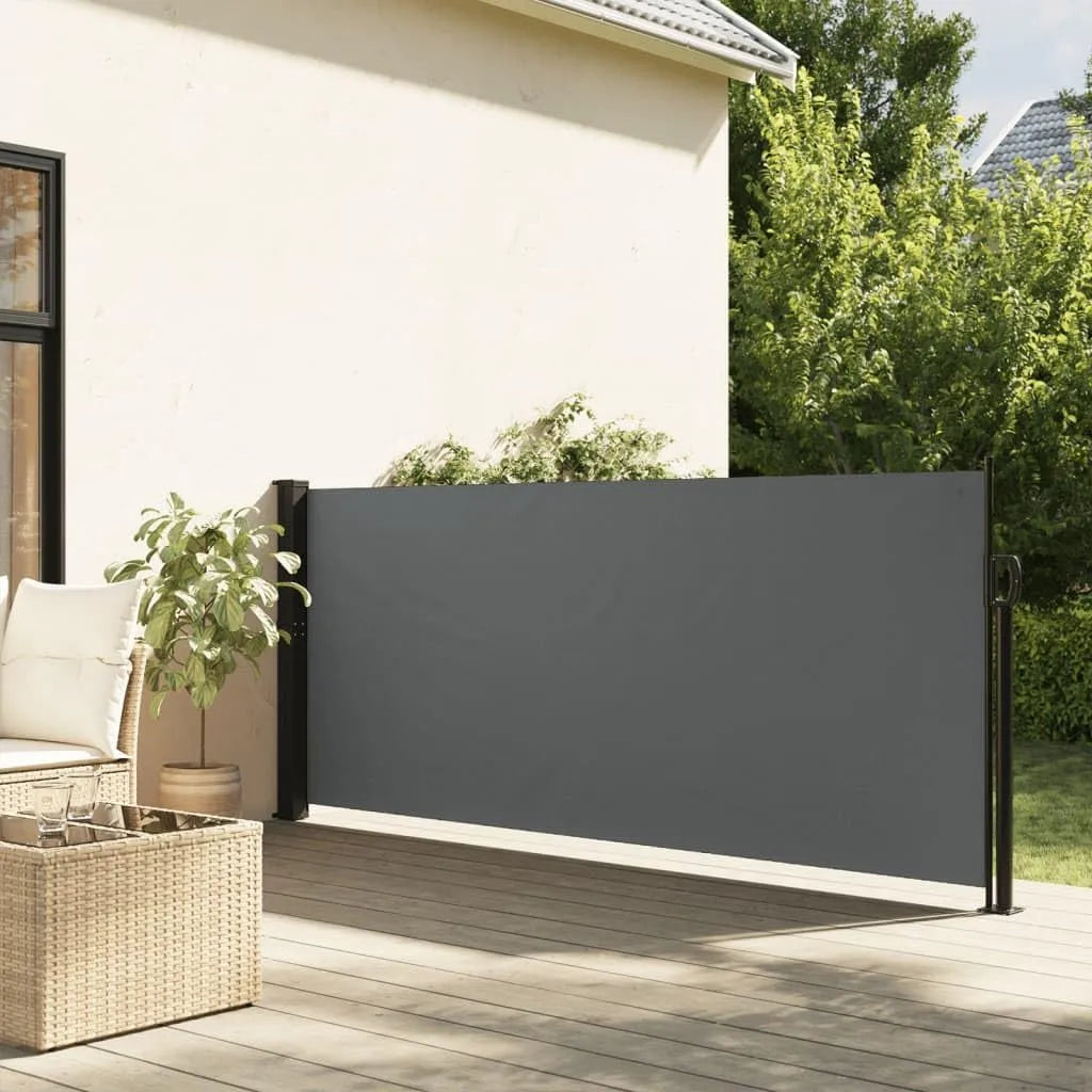 Tenda da Sole Laterale Retrattile Antracite 140x500 cm Casa e — 140 × 500 cm, 7, 1KG