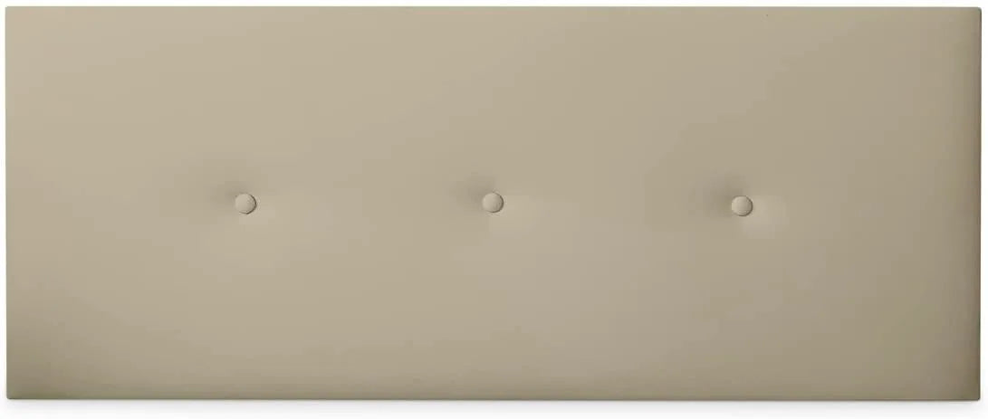 ONLINE — Milano, in legno, 145 × 60 cm, beige, rivestimento in pelle
