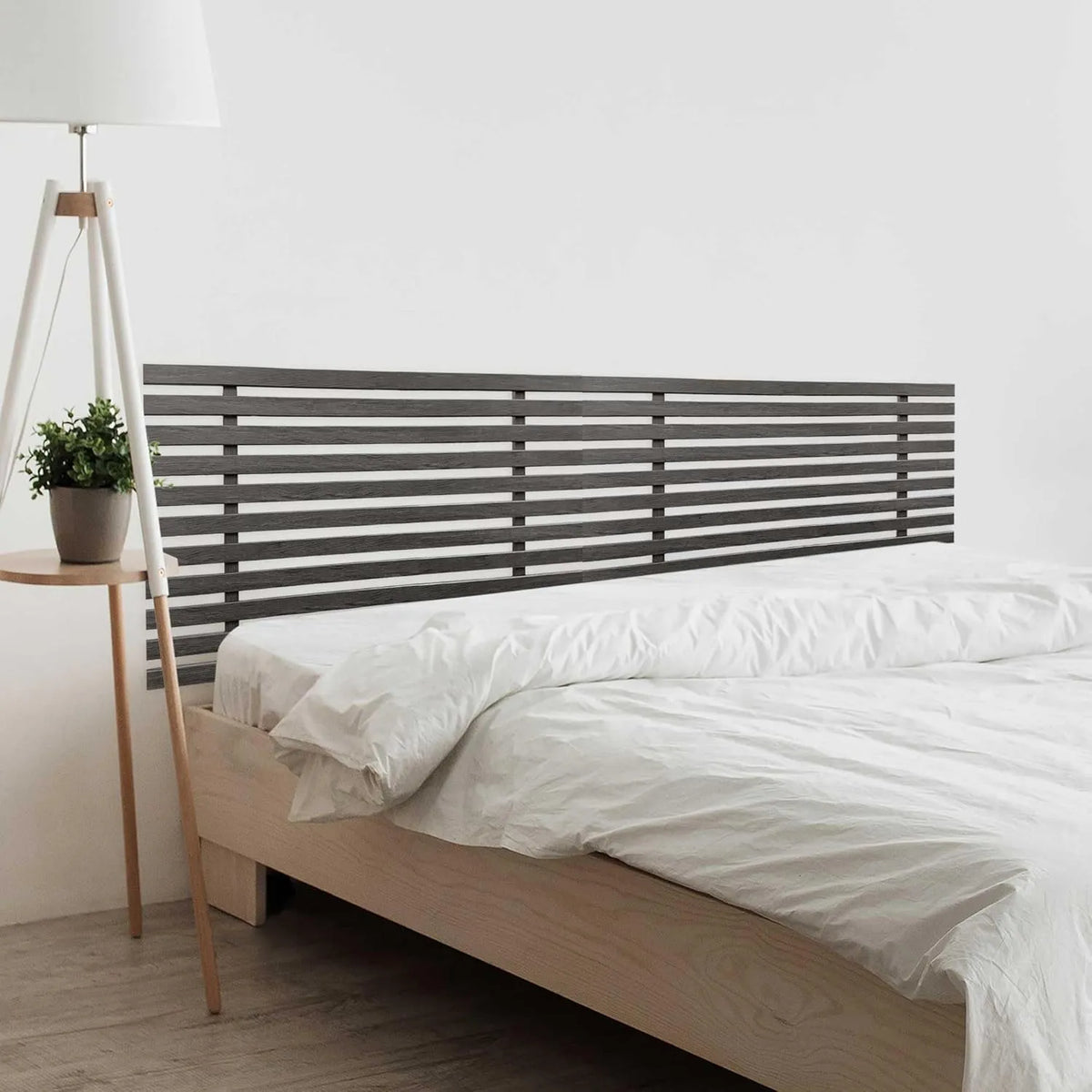 Testata in legno riciclato MDF stile giapponese Pallet Letto Pallet – 160cm